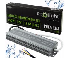 Eco Light Hermetický LED zdroj 12V 150W IP67 voděodolný