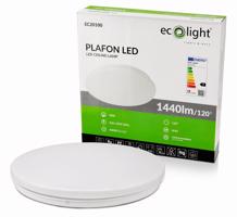 Eco Light LED stropní svítidlo - 18W - IP44 - neutrální bílá EC20100