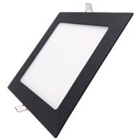 Eco Light Zapuštěný LED panel 24W černý - neutrální bílá EC20289