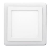 Ecolite LED podsvícený panel, podhledový, 18W + 6W, 1530lm, 2700 - 4000K, čtvercový LED-DUO-S18W