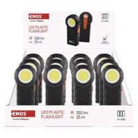 Emos COB LED svítidlo  plastová, 3× AAA P4715