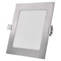 Emos LED vestavné svítidlo NEXXO, čtvercové, stříbrné, 12,5W, se změnou CCT ZD2233 ZD2233