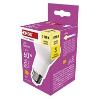 Emos LED žárovka Classic R63 / E27 / 7 W  (60 W) / 806 lm / teplá bílá ZQ7E41