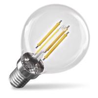 Emos LED žárovka Filament Mini Globe  A CLASS/ E14 / 3,8 W (60 W) / 806 lm / teplá bílá ZF1A42