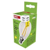 Emos LED žárovka Filament Mini Globe / E14 / 1,8 W (25 W) / 250 lm / neutrální bílá ZF1D03