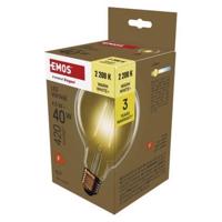 Emos LED žárovka Vintage G95 / E27 / 4,5 W (40 W) / 420 lm / teplá bílá Z52032