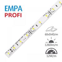 Epiled LED pásek 12V PROFI 5m 12W/m 60ks/m 2835 STUDENÁ BÍLÁ EMPA-CW