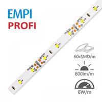 Epiled LED pásek 12V PROFI 5m 6W/m 60ks/m 2835 STUDENÁ BÍLÁ EMPI-CW