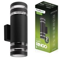 Fasádní svítidlo na 2x E27 12W LED RINGO LUMILED LUMOGR0485