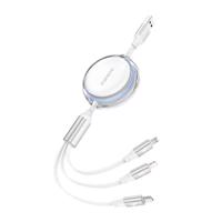 Foneng X113 kabel 3 v 1 1,1 m bílý