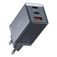 GaN Mcdodo CH-1541 síťová nabíječka, 2x USB-C, 1x USB, 67W (černá)