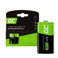 Green Cell Baterie 4x C R14 HR14 Ni-MH 1.2V 4000mAh GR14 neoriginální