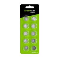 Green Cell Blister 10x Lithium Baterie CR1620 3V 70mAh Button XCR03 neoriginální