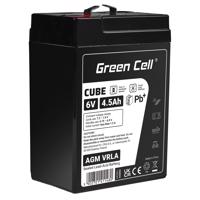 Green Cell CUBE AGM IP54 6V 4Ah VRLA Baterie Gel deep cycle    barge  tractor fishing boat AGM6V4-5AH-J neoriginální