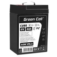 Green Cell Cube AGM VRLA IP54 6V 4Ah bezobsługowy akumulator do systemu alarmowego kasy fiskalnej zabawki AGM6V4AH-J