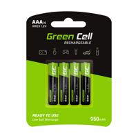 Green Cell Nabíjecí Baterie 4x AAA HR03 950mAh GR03 GR03