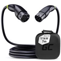 Green Cell Snap Typ 2 EV Charging kabel 11 kW 7 m pro Tesla Model 3 S X Y, VW ID.3, ID.4, Kia EV6, Hyundai IONIQ 5, Ford Mach-E EVKABGC04