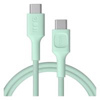 Green Cell USB-C kabel 1.2m 100W Greencell PowerStream Rychlo Nabíjení PD Mint Green KABGC100PS120MG