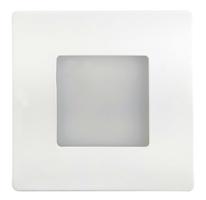 Greenlux DECENTLY IP44 White 1.7W WW 100lm - Nástěnné vestavné LED svítidlo GXLL352