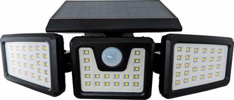 Greenlux HYDRA SOLAR PIR 14W NW 300lm Solární LED svítidlo s PIR pohybovým senzorem GXSO019 GXSO019