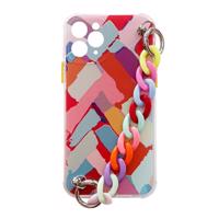 Hurtel Barevné pouzdro s řetízkem gelové pouzdro s elastickým řetízkem a přívěskem pro Samsung Galaxy A32 4G multicolour (3) 5907769332340