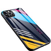 Hurtel Barevné pouzdro z tvrzeného skla s krytem fotoaparátu iPhone 11 Pro Max vzor 2 5907769322716