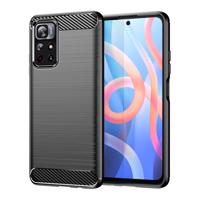 Hurtel Carbon Case flexibilní kryt pouzdra Xiaomi Redmi Note 11 černý 5907769337451