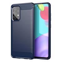 Hurtel Carbon Case flexibilní pouzdro Samsung Galaxy A72 4G modré 5907769324741