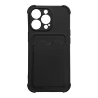 Hurtel Card Armor Case cover for Samsung Galaxy A22 4G card wallet silicone armor case Air Bag black 5907769335846