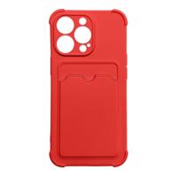 Hurtel Card Armor Case pouzdro kryt pro Xiaomi Redmi 10X 4G / Xiaomi Redmi Note 9 card wallet silicone armor case Air Bag red 5907769335648