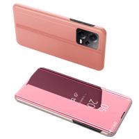 Hurtel Clear View pouzdro pro Xiaomi Redmi Note 12 5G / Poco X5 5G flip cover růžové 5907769354137