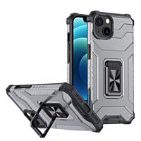 Hurtel Crystal Ring Case obrněný hybridní kryt + magnetický držák pro iPhone 12 mini černý 5907769332968