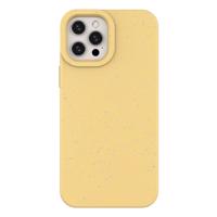 Hurtel Eco Case pouzdro pro iPhone 12 mini silikonové pouzdro na telefon žluté 5907769335082