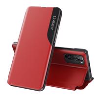 Hurtel Eco Leather View Case elegantní pouzdro s flipovým krytem a funkcí stojánku Xiaomi Redmi K40 Pro+ / K40 Pro / K40 / Poco F3 červené 5907769324970