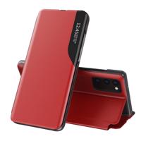 Hurtel Elegantní pouzdro Eco Leather View s flipovým krytem a funkcí stojánku Samsung Galaxy A52s 5G / A52 5G / A52 4G červené 5907769337918