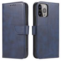 Hurtel Elegantní pouzdro Magnet Case s flipovým krytem a funkcí stojánku iPhone 13 Pro modré 5907769334078