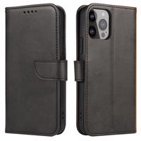 Hurtel Elegantní pouzdro Magnet Case s flipovým krytem a funkcí stojánku iPhone 14 černé 5907769347290