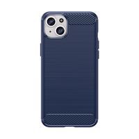 Hurtel Flexibilní pouzdro s karbonovým vzorem pro iPhone 15 Plus Carbon Case - modré 5907769356476