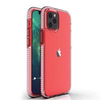 Hurtel Gelové pouzdro Spring Case s barevným rámečkem pro iPhone 12 mini světle růžové 5907769323157