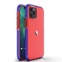 Hurtel Gelové pouzdro Spring Case s barevným rámečkem pro iPhone 12 mini tmavě modré 5907769323171