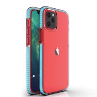 Hurtel Gelové pouzdro Spring Case s barevným rámečkem pro iPhone 13 mini světle modré 5907769334962