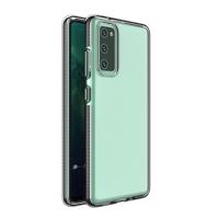 Hurtel Gelové pouzdro Spring Case s barevným rámečkem pro Samsung Galaxy A72 4G černé 5907769325359