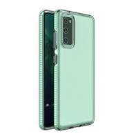 Hurtel Gelové pouzdro Spring Case s barevným rámečkem pro Samsung Galaxy A72 4G mint 5907769324826