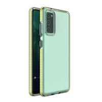 Hurtel Gelové pouzdro Spring Case s barevným rámečkem pro Samsung Galaxy A72 4G žluté 5907769325410