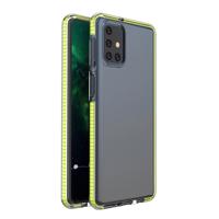 Hurtel Gelové pouzdro Spring Case s barevným rámečkem pro Samsung Galaxy M51 yellow 5907769323461