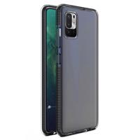 Hurtel Gelové pouzdro Spring Case s barevným rámečkem pro Xiaomi Redmi Note 10 5G / Poco M3 Pro černé 5907769334795