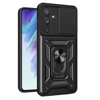 Hurtel Hybrid Armor Camshield pouzdro pro Samsung Galaxy A54 5G obrněné pouzdro s krytem fotoaparátu černé 5907769352584