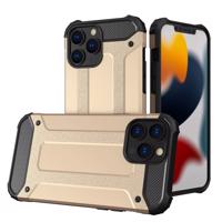 Hurtel Hybrid Armor pancéřovaný hybridní kryt iPhone 13 Pro Max zlatý 5907769326530