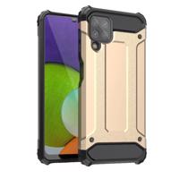 Hurtel Hybrid Armor pancéřovaný hybridní kryt Samsung Galaxy A22 4G zlatý 5907769326493