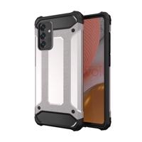 Hurtel Hybrid Armor pancéřový hybridní kryt Samsung Galaxy A72 4G stříbrný 5907769324321